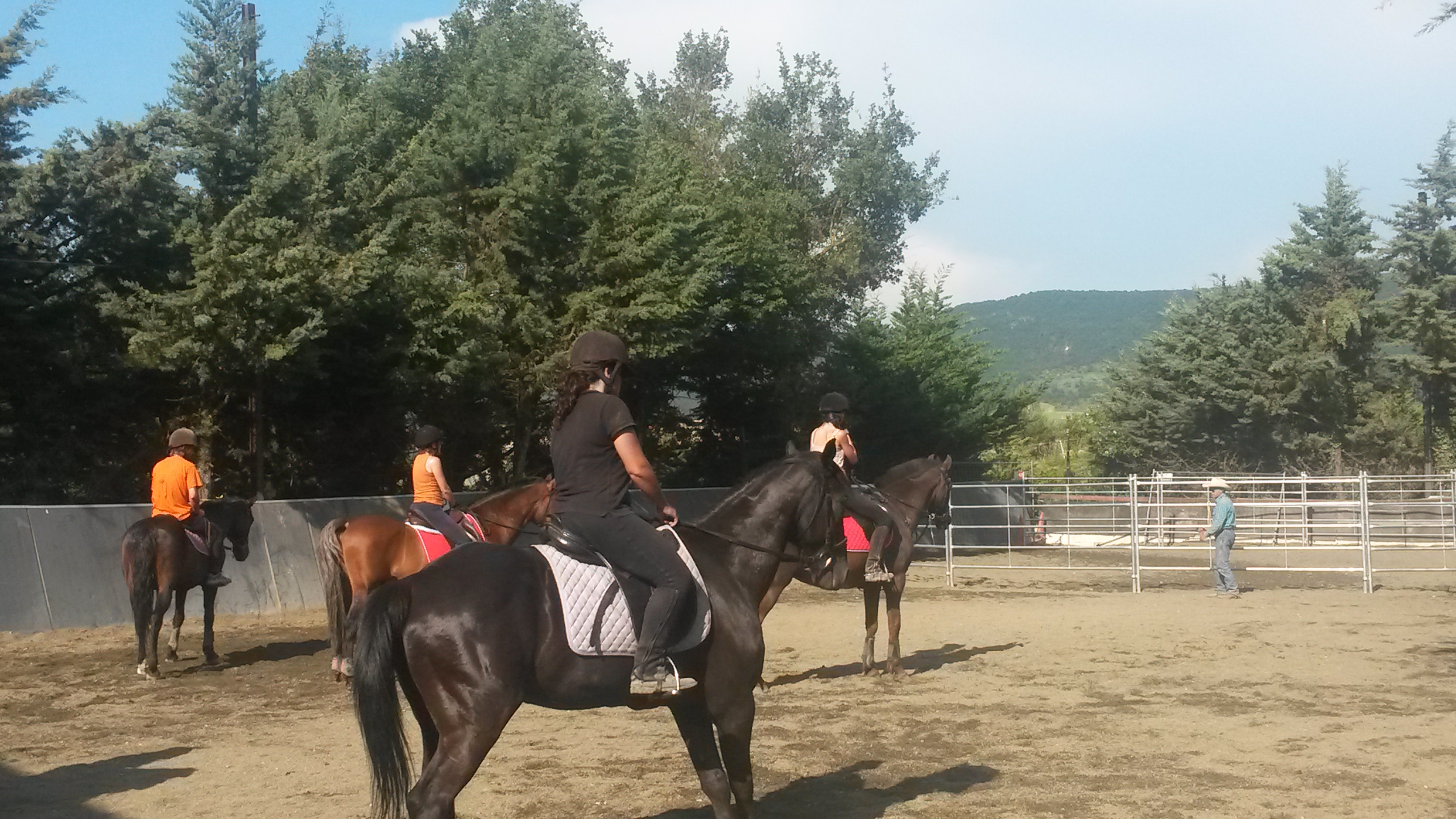 Joan Anton Vendrell (EEUU, Texas) impartió el clinic de Doma Natural en el Club Hípico Biki Blasco